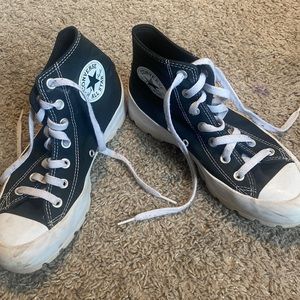 Black Platform Converse